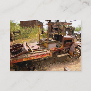 Vieux cartes de visite de voiture