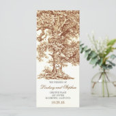 vieux chêne programmes de mariage rustique (Debout devant)