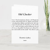 Vieux chèque - Carte (Dos)