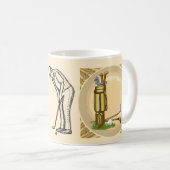 Vieux club de golf mug (Devant droit)