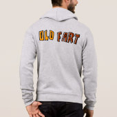 Vieux Con Sweat à Capuche Homme Fermeture Éclair (Dos)