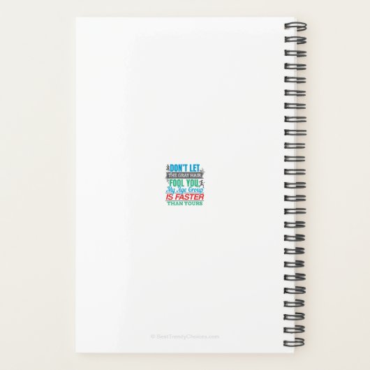 Vieux coureur amusant - Groupe d'âge plus rapide (Dos)