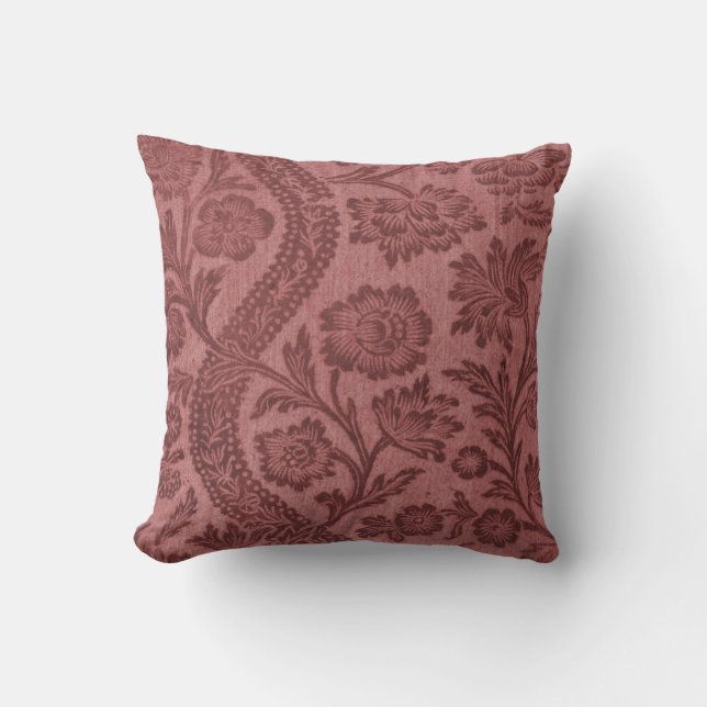 Vieux coussin de motif de rose de l'anglais (Recto)