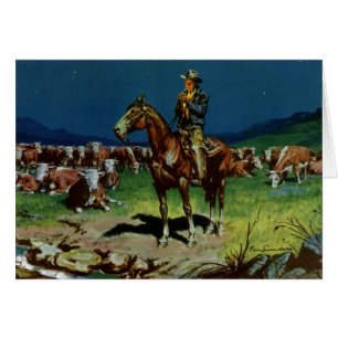 Vieux Cowboy, éleveur de bétail ranch dans la ferm