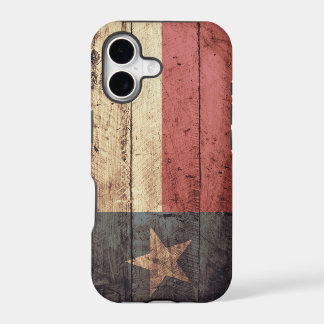 Vieux drapeau en bois du Texas ;