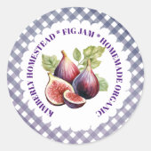 Vieux école Jam Vintage Étiquette Préserver Étique (Devant)