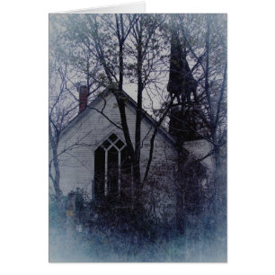 Vieux Église abandonnée Toutes les occasions Carte