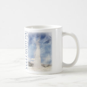 Vieux fidèles, Yellowstone National Park Cafe Mug