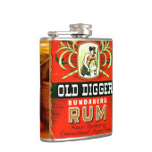 Vieux flacon défonceur vintage d'étiquette de (Droite)