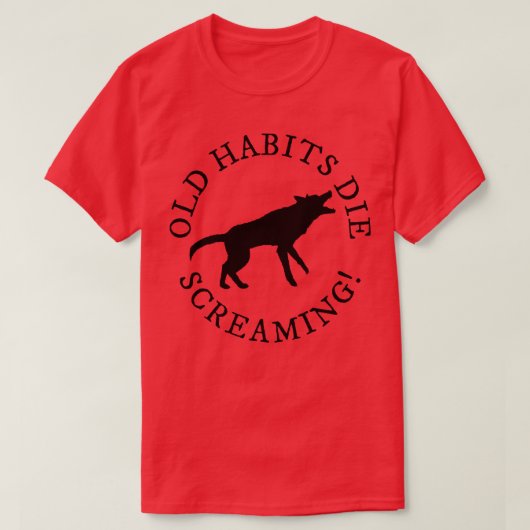 Vieux Habits Die hurlant TShirt 2 (Design devant)