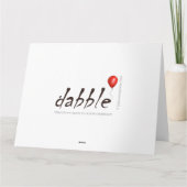 Vieux Hippopotame dormant Carte d'anniversaire Hip (Dos)