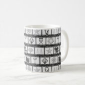 Vieux Hollywood Film Café Mug (Devant droit)
