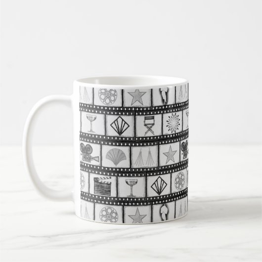 Vieux Hollywood Film Café Mug (Gauche)