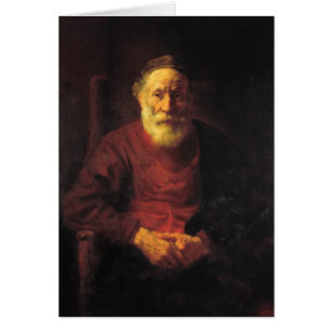 Vieux homme en rouge - Rembrandt