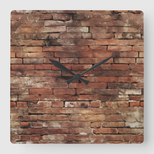 Vieux Horloge Murale en Brique (Recto)