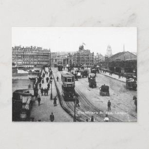 Vieux Londres Carte postale - Blackfriars Bridge