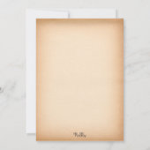 Vieux Mariage Photos Invitation photo (Dos)