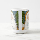 Vieux Monde Père Noël Noël Café Mug (Centre)