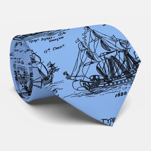 VIEUX NAVIRES CRAVATE (Roulé)