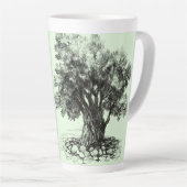 Vieux olivier Café Mug (Angle droit)