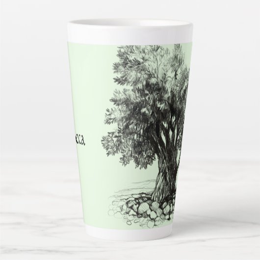 Vieux olivier Café Mug (Devant)