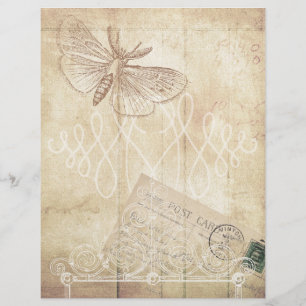 Vieux papier et papier papier feuille de papier