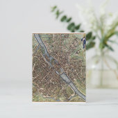 Vieux Paris Vintage Carte shabbychic (Debout devant)