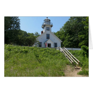 Vieux phare de point de mission