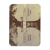 Vieux phares à cordes Magnet Réservez la date (Vertical)