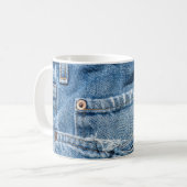 Vieux porno Blue Jeans Classique blanc Mug (Devant gauche)