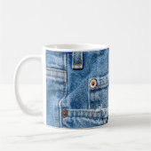 Vieux porno Blue Jeans Classique blanc Mug (Gauche)