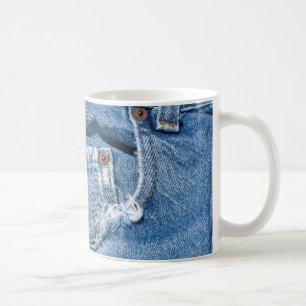 Vieux porno Blue Jeans Classique blanc Mug