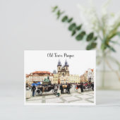 Vieux Prague - Carte postale (Debout devant)