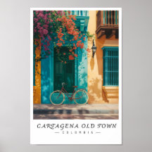 Vieux quartier de Cartagena Colombie - décoration
