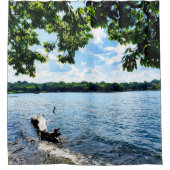 Vieux rideau de douche du lac Hickory (Devant)