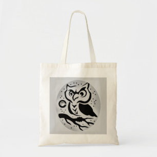 VIEUX SAC FOURRE-TOUT SAGE À ÉPICERIE DE HIBOU