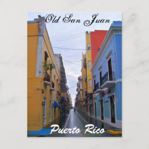 Vieux San Juan Porto Rico Carte postale Maisons co