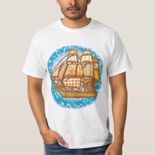Vieux Ship t-shirts (Devant)