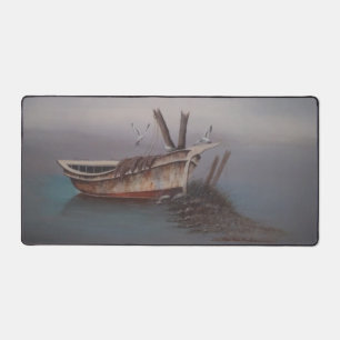 Vieux Skiff Desk Mat