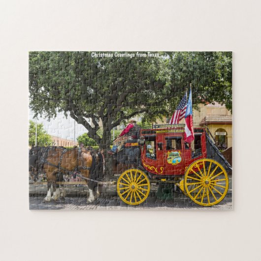 Vieux Stagecoach Texas. Puzzle (Horizontal)