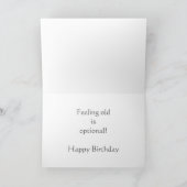 Vieux surfeurs carte d'anniversaire humour de la v (Intérieur)