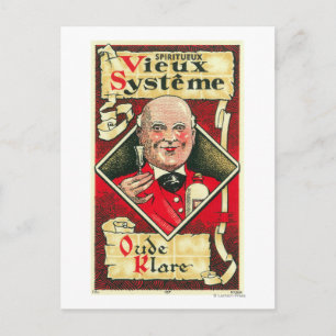 Vieux Systeme Wine LabelEurope Briefkaart