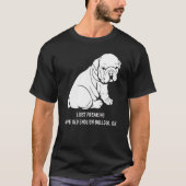 Vieux T-shirt anglais de bouledogue, amour (Devant)