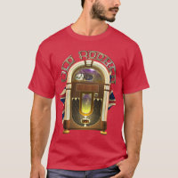 Vieux T-shirts de balancier de juke-box
