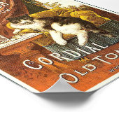 Vieux Tom Gin Poster vintage (Coin)