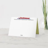 Vieux tracteur carte de Noël : Saison de Noël (Dos)