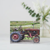 Vieux Tracteur - Carte postale (Debout devant)