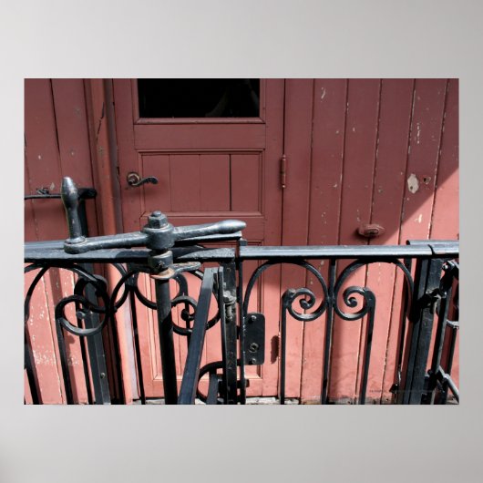 Vieux Train à vapeur Le Mastrou Poster du Wagon Br (Devant)