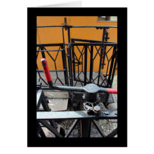 Vieux Train à vapeur Le Mastrou Wagon Carte de cha