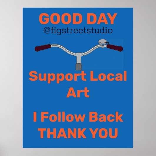 Vieux vélo, ajouter ou modifier du texte Poster (Devant)